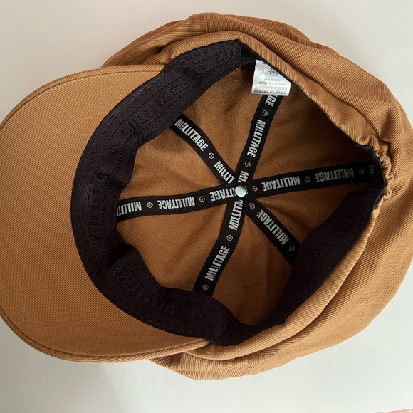 NWOT Tan Newsboy Hat - Picture 3 of 5